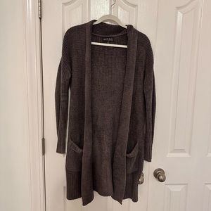Barefoot Dreams Charcoal Cardigan (XS)